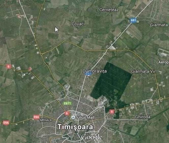 Teren Construcții intravilan de 4590 mp, în Exterior Nord
