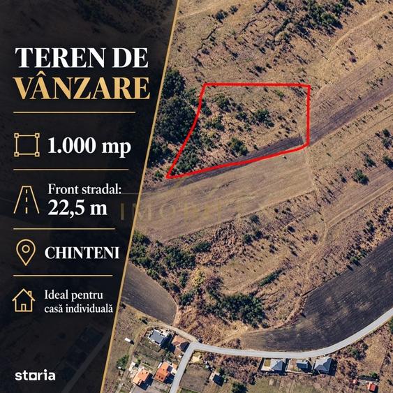 Teren de 1000 mp, în Chinteni