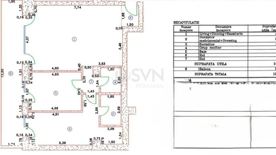 Apartament cu 3 camere în Beba Veche