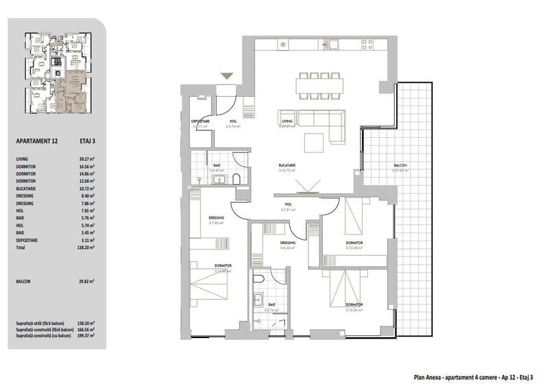 Apartament 4 camere in Imobil Premium - Erou Iancu Nicolae | 166 mp - 5