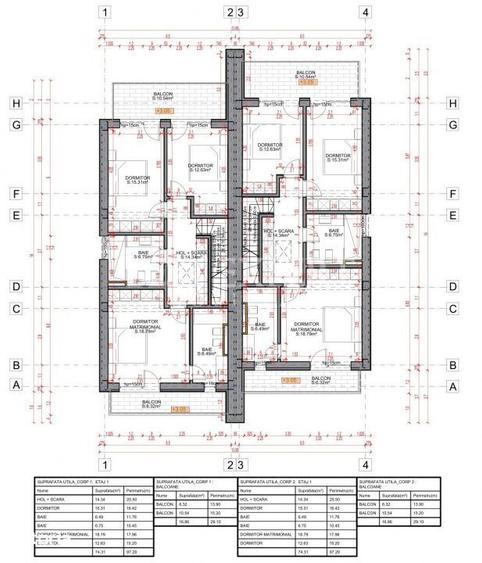 Duplex de vanzare -4 camere, 184 mp utili, curte proprie, 2 Parcari - 2