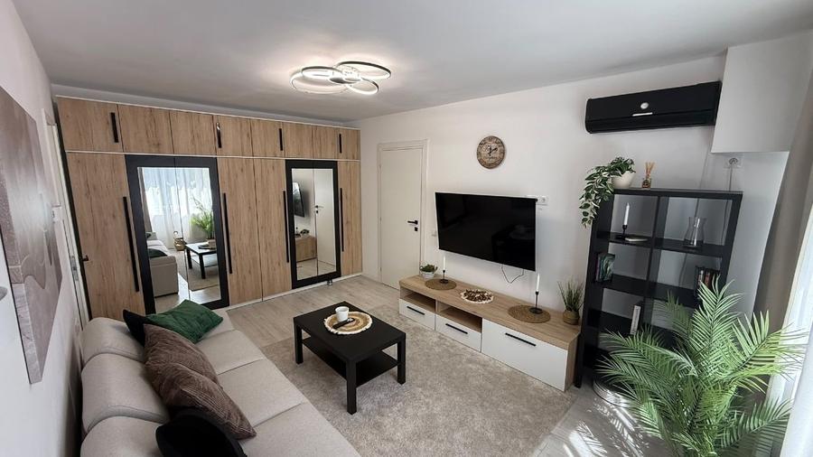 Apartament cu 2 camere semidecomandat, mobilat în Colentina