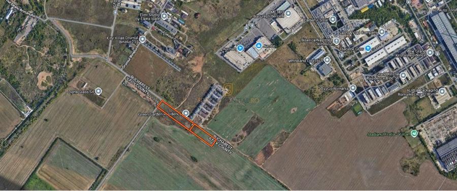 Teren agricol intravilan de 8124 mp, în Jilava