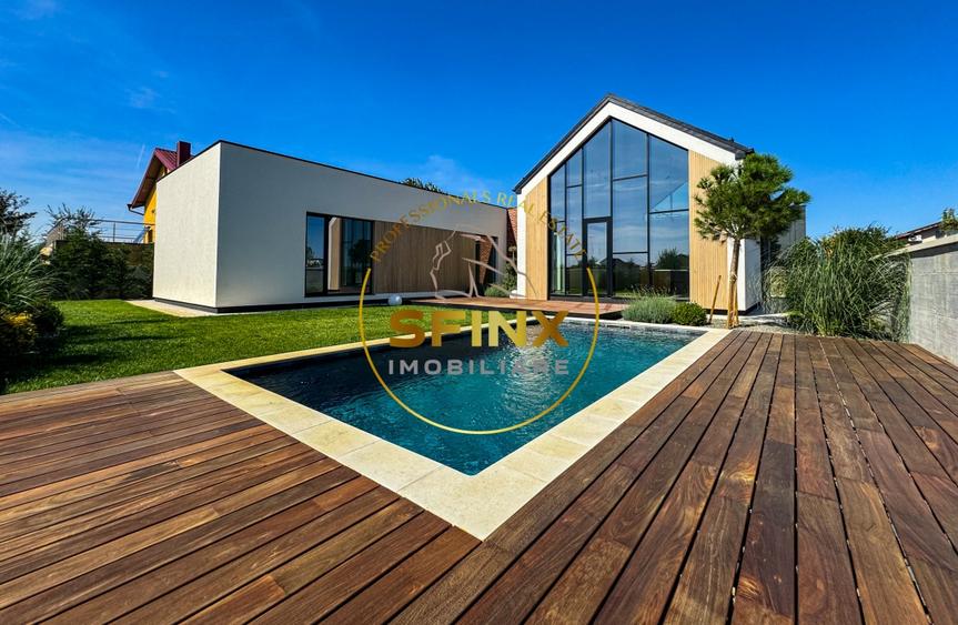 Casă individuală cu 4 camere cu Piscina în Otopeni