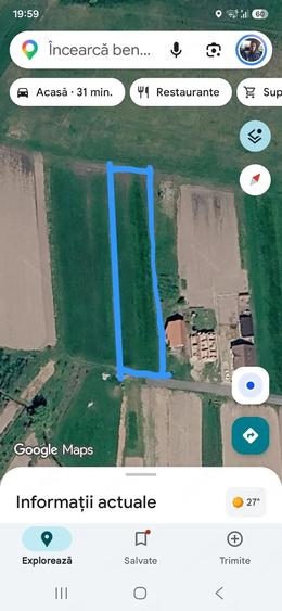 Teren de 1800 mp, în Oșorhei