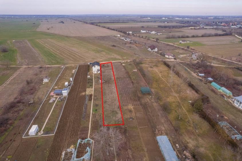 Teren Construcții intravilan de 1293 mp, în Cornetu
