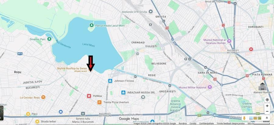 Apartament cu 2 camere decomandat, mobilat în Lacul Morii