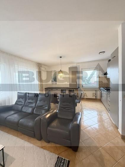 Apartament cu 4 camere semidecomandat, mobilat în Andrei Mureșanu