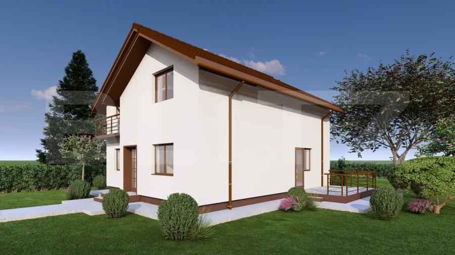 Casă individuală cu 6 camere cu Canalizare în Hlincea