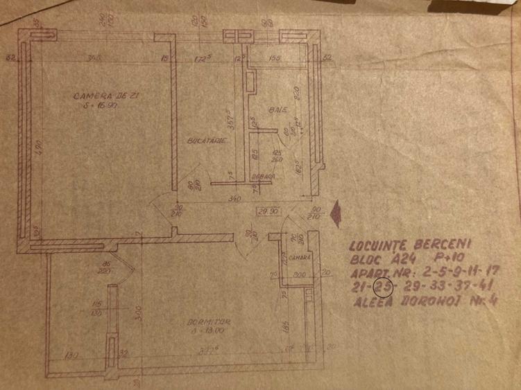 Apartament cu 2 camere decomandat în Exterior Vest