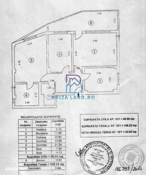 Apartament cu 3 camere decomandat în Aviatorilor