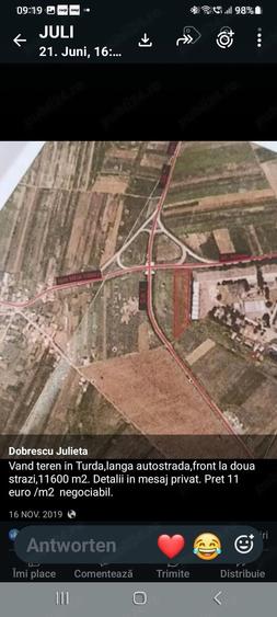 Teren de 11500 mp, în Central