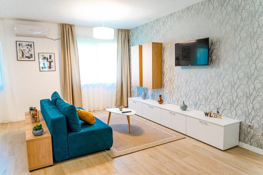 Apartament cu 2 camere semidecomandat, mobilat în Bulgaria