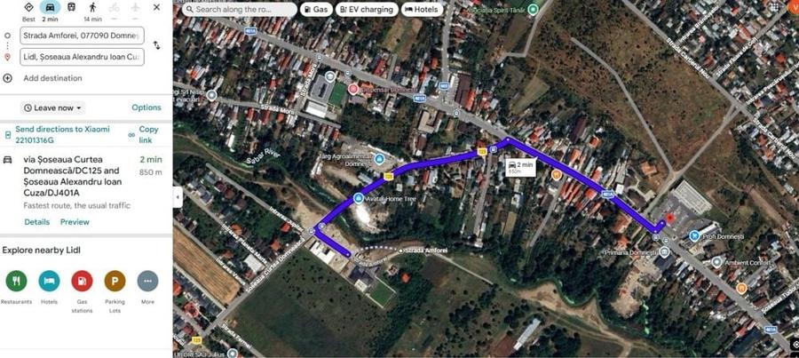 Teren de 644 mp, în Domnești