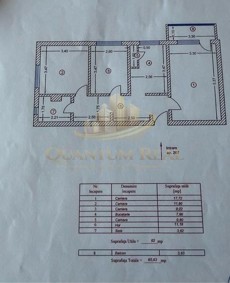 Apartament cu 3 camere decomandat în Alexandru Obregia