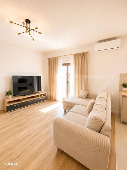 Apartament 2 camere, 46.90 mp, complet utilat si mobilat, zona Braytim - 1