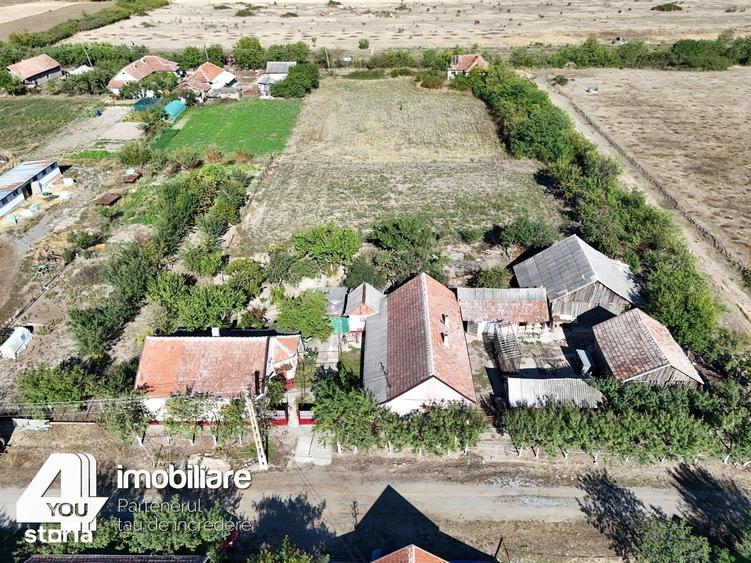 Casă cu 3 camere cu Teren 2880 Mp în Sintea Mare