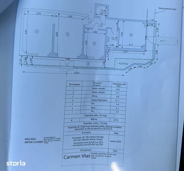 Spațiu comercial, de 93 mp, în Obor