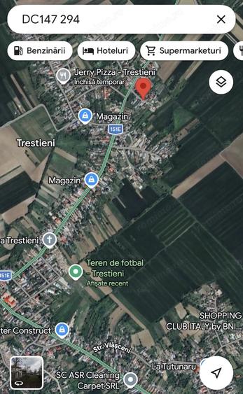 Teren de 7470 mp, în Trestieni