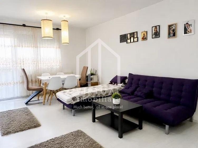 Apartament cu 3 camere semidecomandat, mobilat în Hipodrom 3