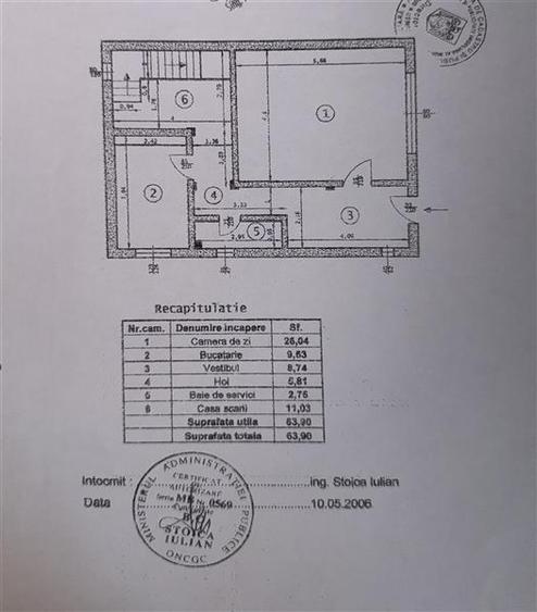 Casă cu 5 camere cu Teren 189 Mp în Bucureștii Noi
