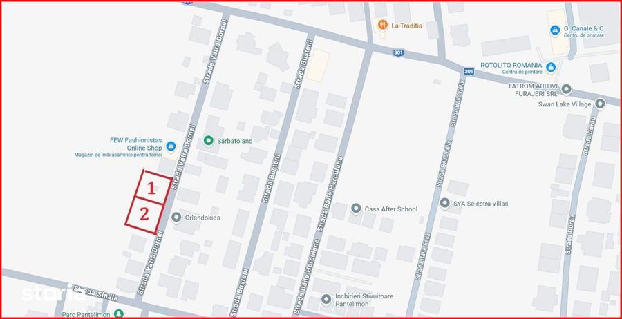 Teren de 545 mp, în Central