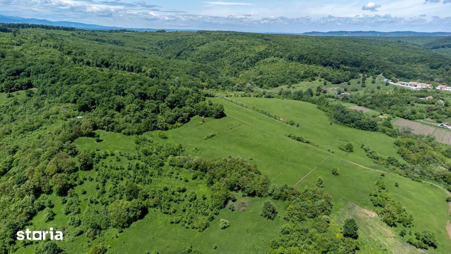 Teren 500 mp in Bradu, Sibiu 7500 Zona linistita, privelis - 7