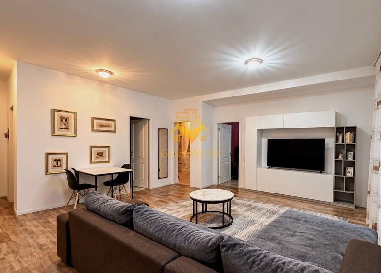 Apartament cu 3 camere semidecomandat, mobilat în Florești