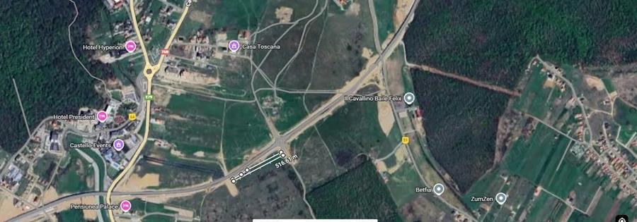 Teren de 3500 mp, în Băile Felix