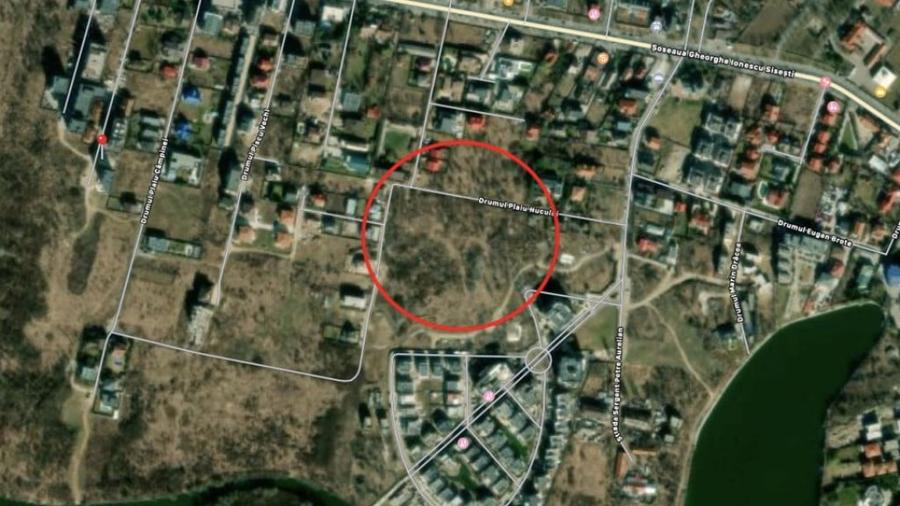 Teren de 1000 mp, în Sisești
