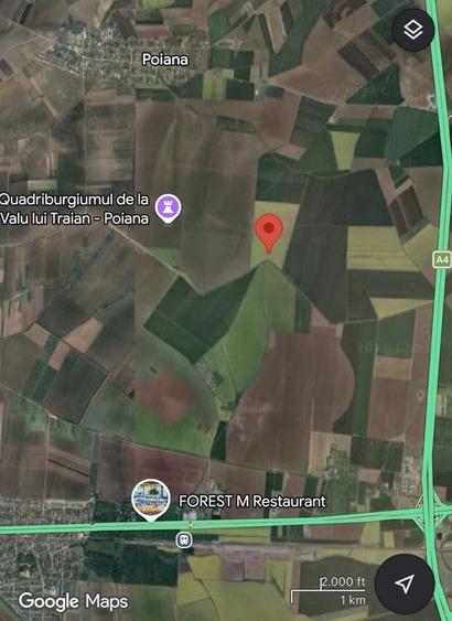 Teren de 9000 mp, în Valu lui Traian