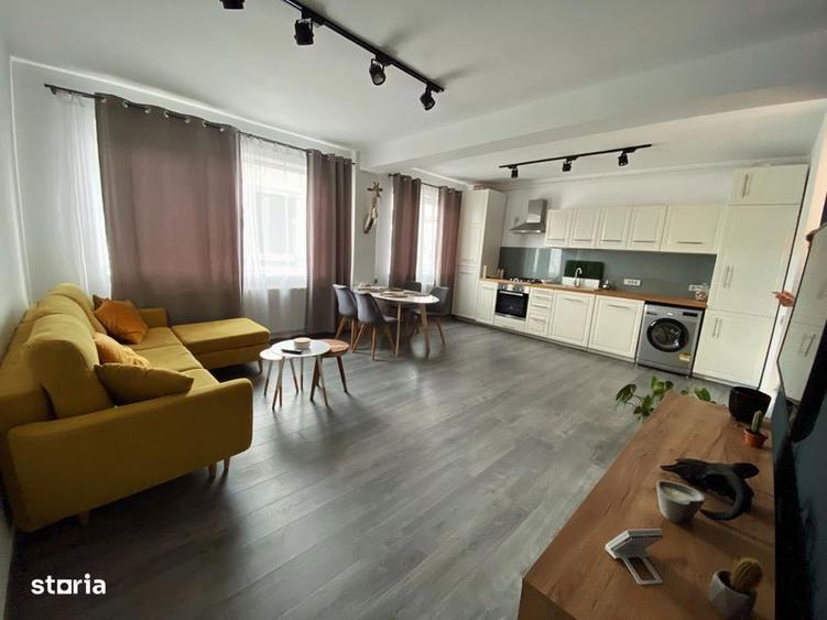 Apartament cu 2 camere, mobilat în Borhanci
