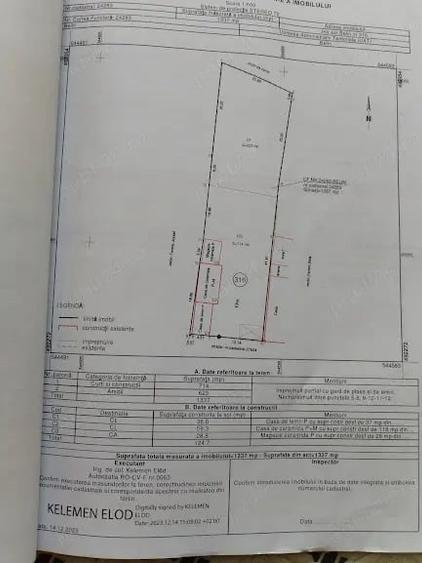 Casă cu 5 camere cu Teren 1337 Mp în Belin