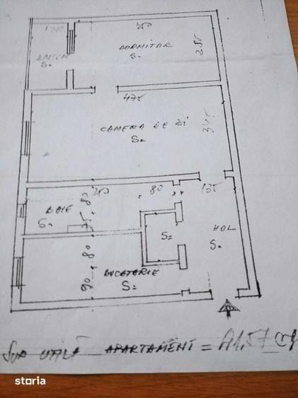 Apartament 2 camere semidecomandat strada Mircea Eliade - 1