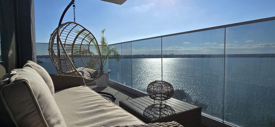 2 camere Mamaia, vedere frontala la lac, etaj 8/10, zona hotel Rex - 1
