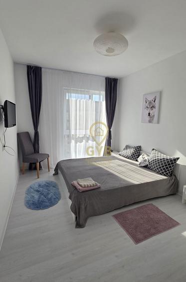 Apartament cu 2 camere semidecomandat, mobilat în Nufărul