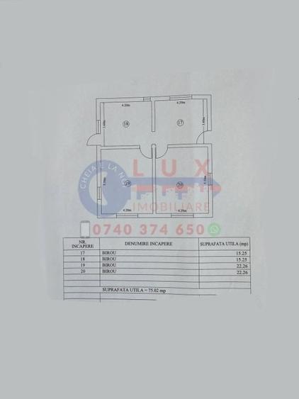 Birou, de 326.16000366211 mp, în Vest