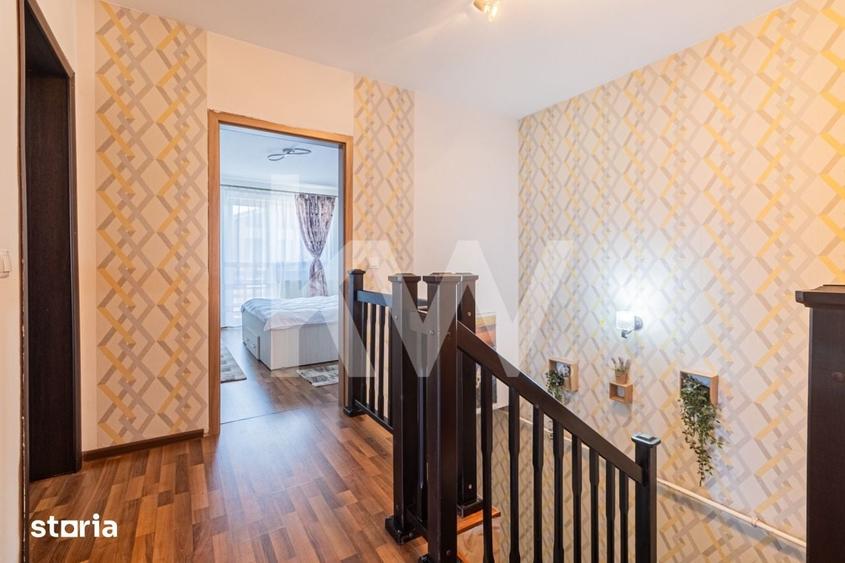 Apartament cu 3 camere decomandat, mobilat în Sânpetru