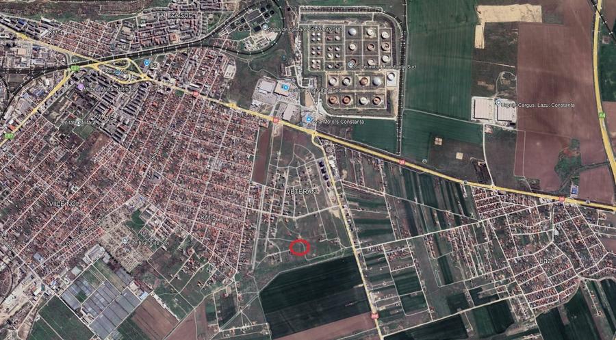 Teren Construcții intravilan de 500 mp, în Km 5
