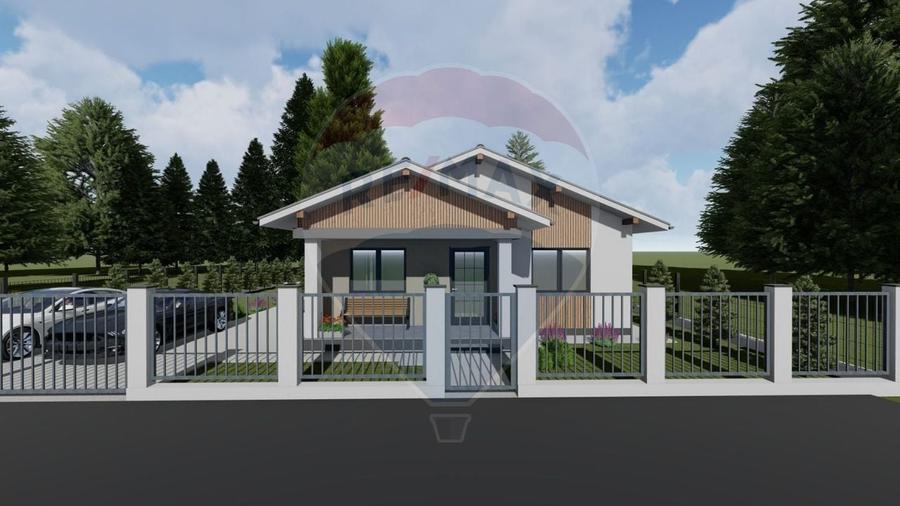 Casă individuală cu 3 camere cu Teren 450 Mp în Central