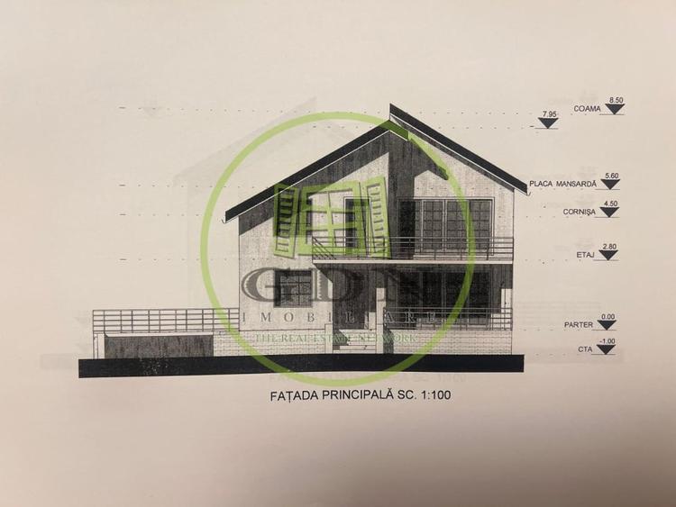 Casă individuală cu 5 camere cu Canalizare în Preajba