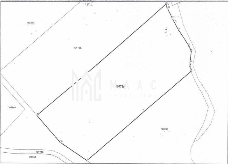 Teren Construcții intravilan de 37253 mp, în Periferie