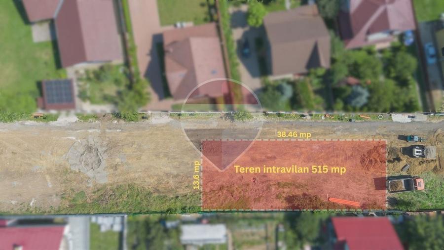 Teren Construcții intravilan de 515 mp, în Bod
