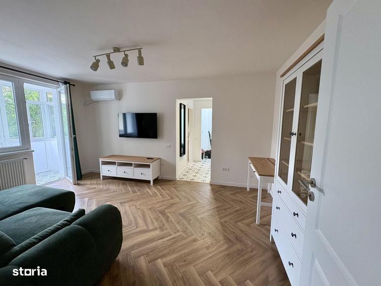 Apartament cu 2 camere semidecomandat în Giurgiului
