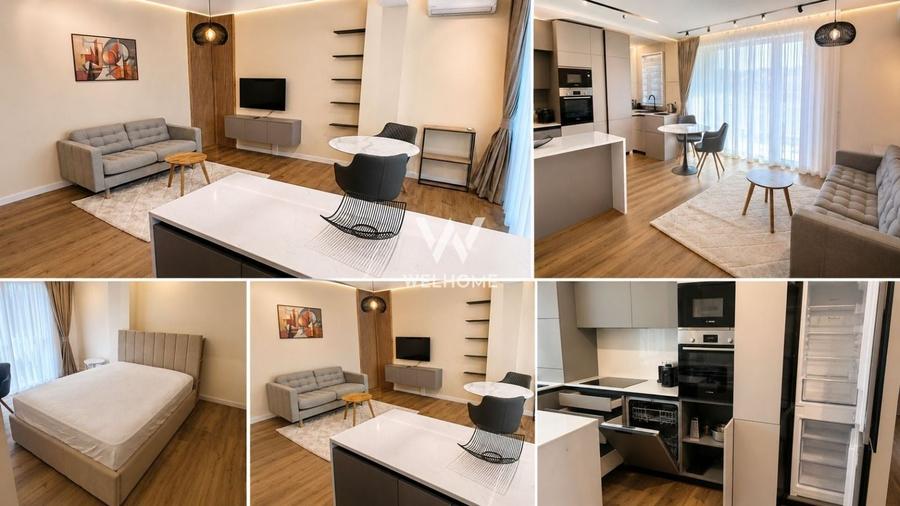 Apartament cu 2 camere, mobilat în Central