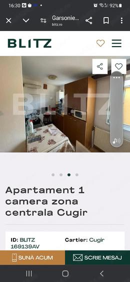 Apartament cu 2 camere semidecomandat în Cugir