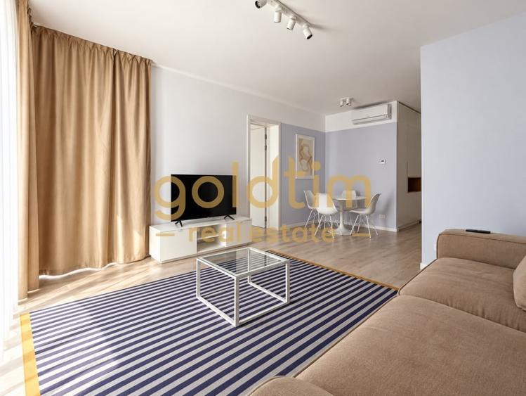 Apartament cu 2 camere semidecomandat, mobilat în Herăstrău