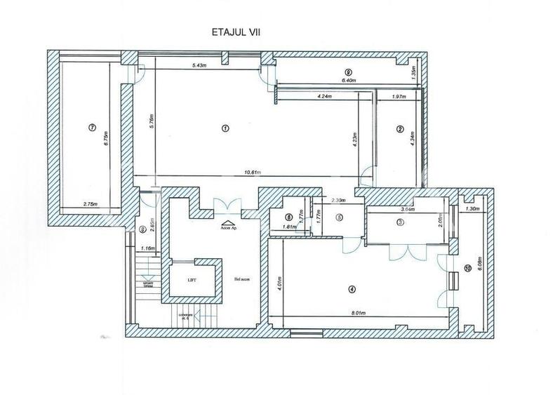 Apartament cu 5 camere în Fabric