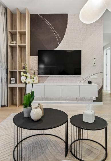 Apartament cu 3 camere semidecomandat, mobilat în Floreasca