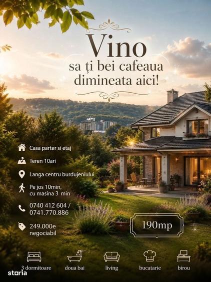 Casă cu 4 camere în Burdujeni
